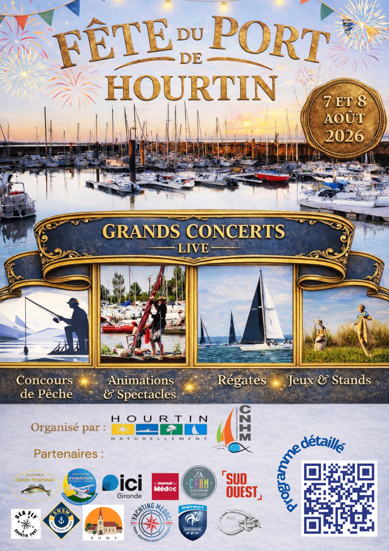 Fête du port de Hourtin Edition 2026 les 7 et 8 août 2026